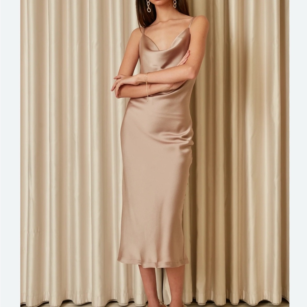 Banana Republic Cream Slip dress Sleeveless